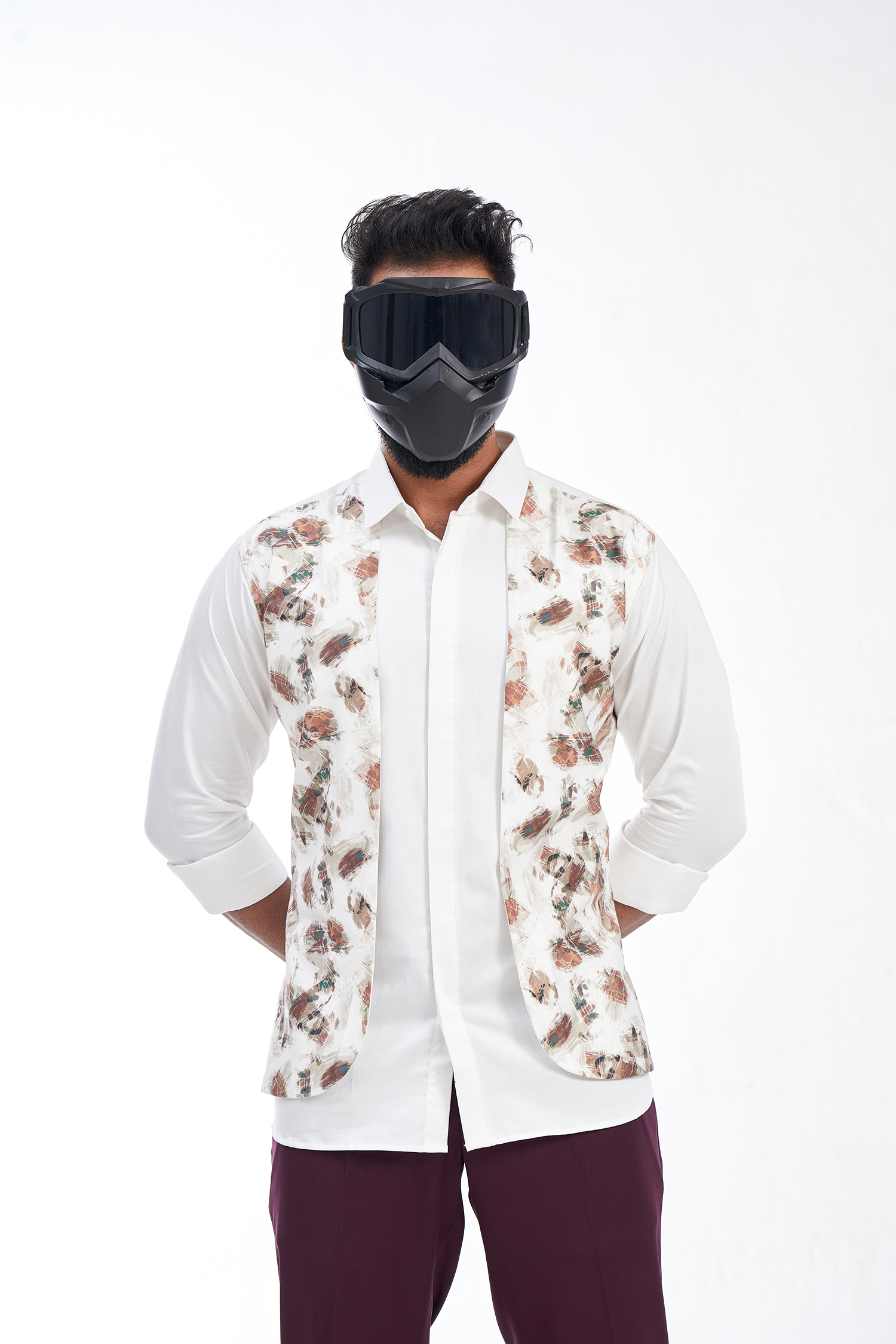 SCRATCHSTRACT LAYERING SHIRT