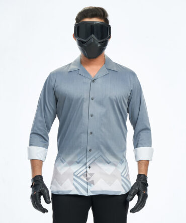 PRINTED SHIRT | GEOMETRIC GRADIENT