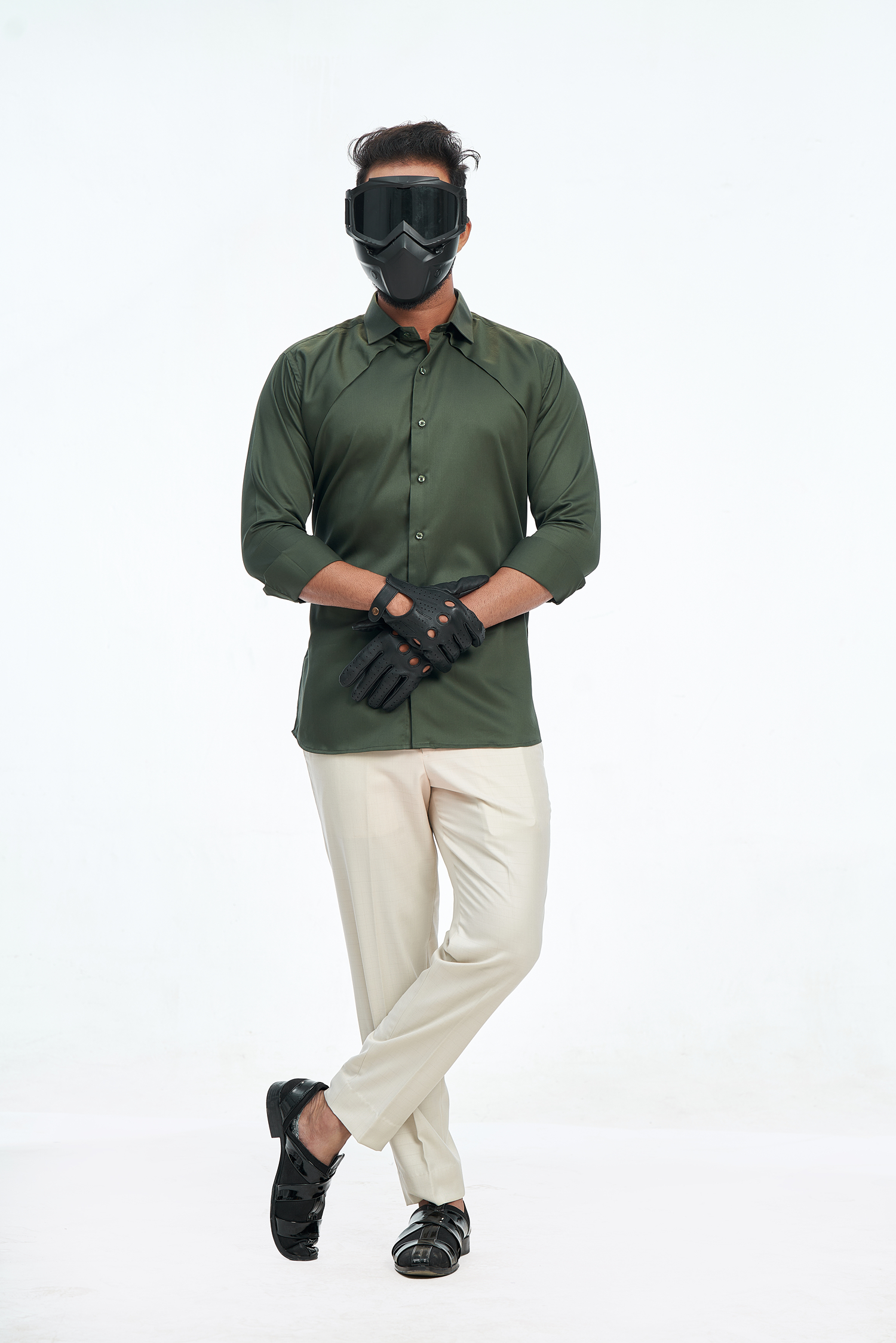 DETAILING SHIRT | DARK OLIVE GREEN