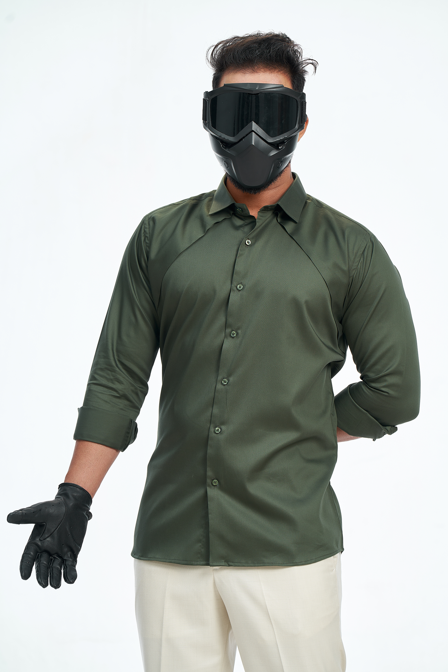 DETAILING SHIRT | DARK OLIVE GREEN