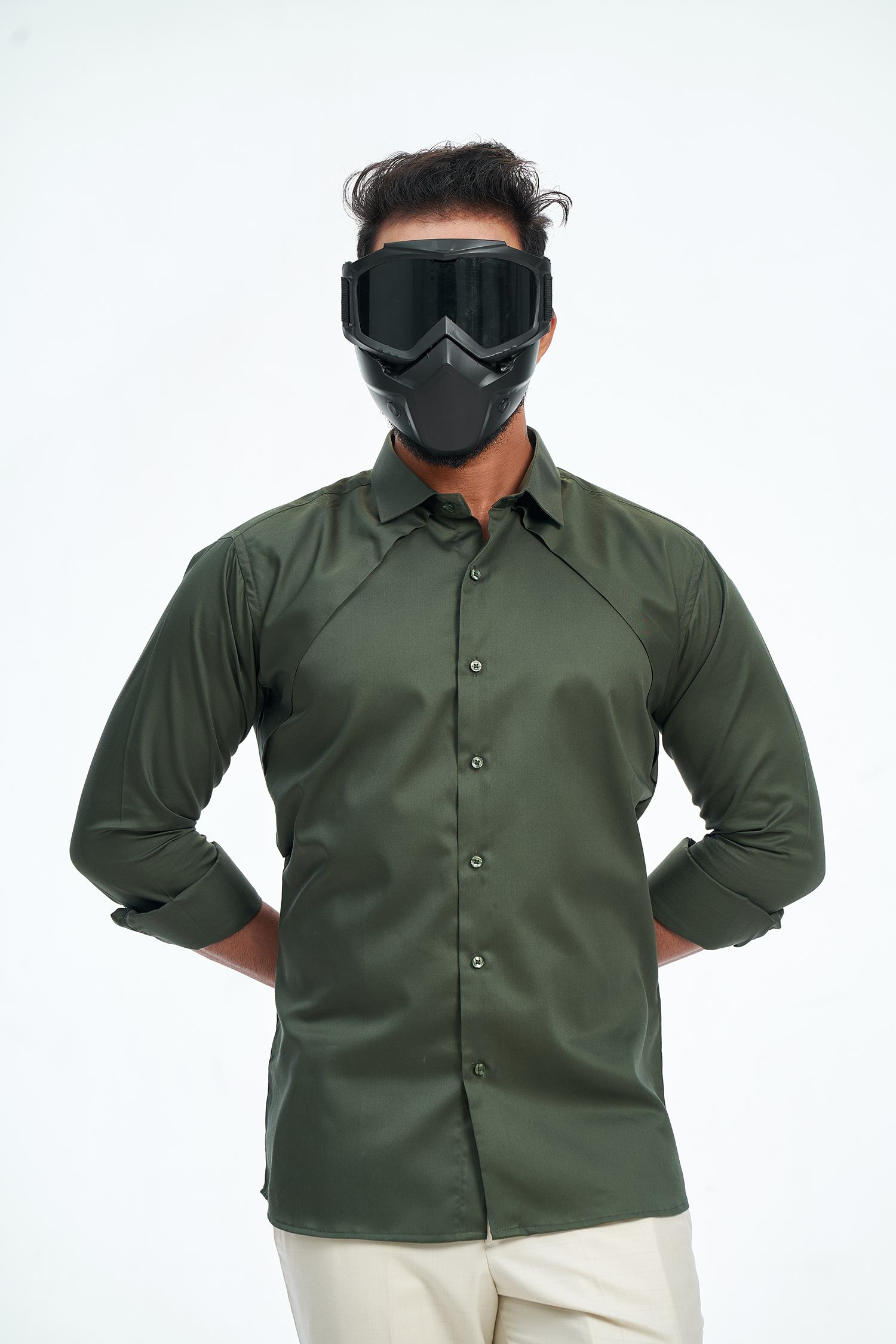 DETAILING SHIRT | DARK OLIVE GREEN