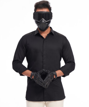 SOLID LUXE SHIRT | BLACK