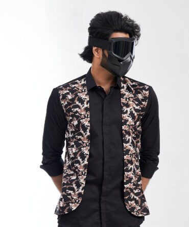 SHADOW SPOTS LAYERED SHIRT