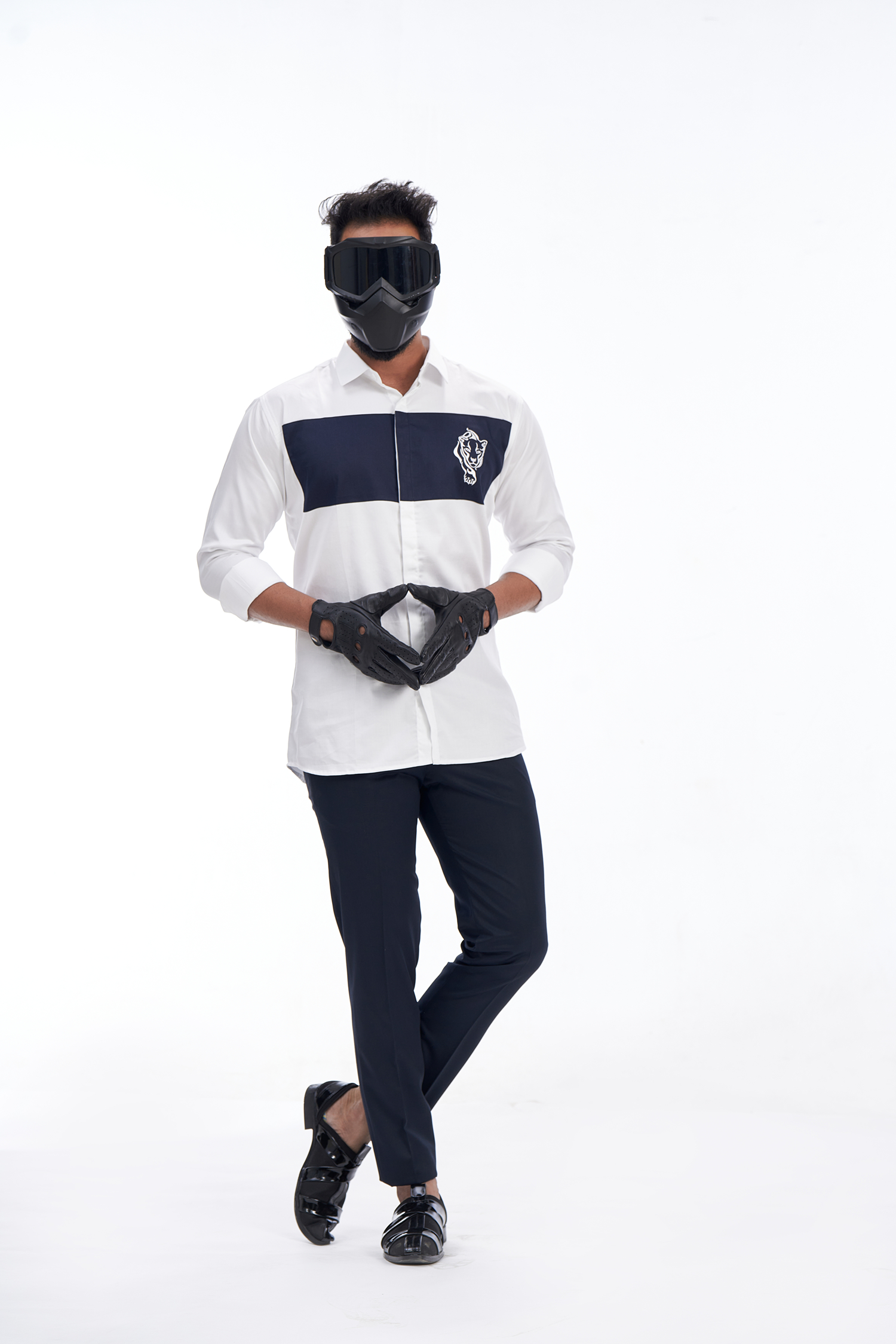 CHEETAH EMBROIDERED SHIRT