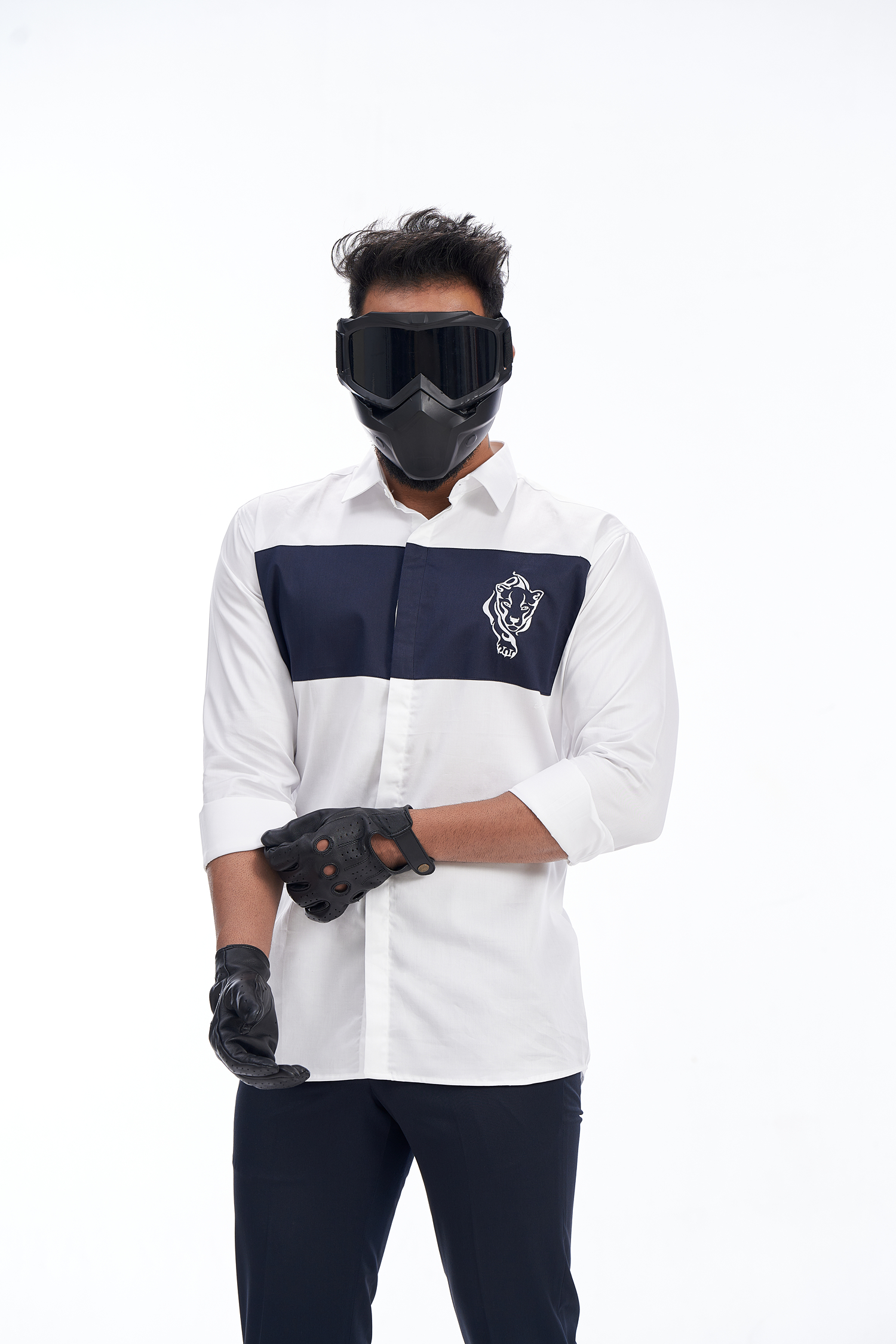 CHEETAH EMBROIDERED SHIRT