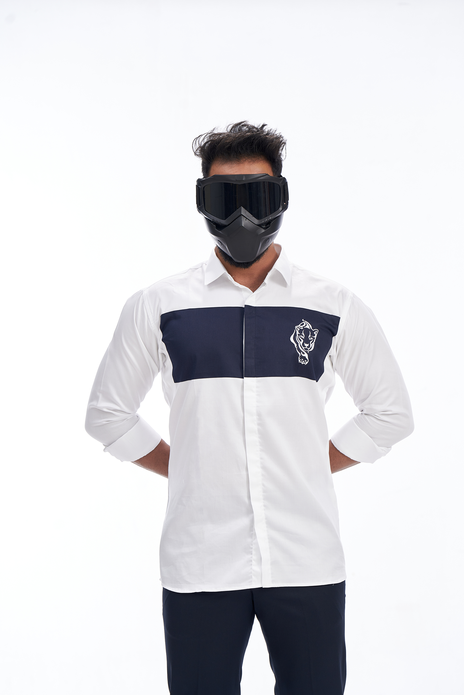 CHEETAH EMBROIDERED SHIRT