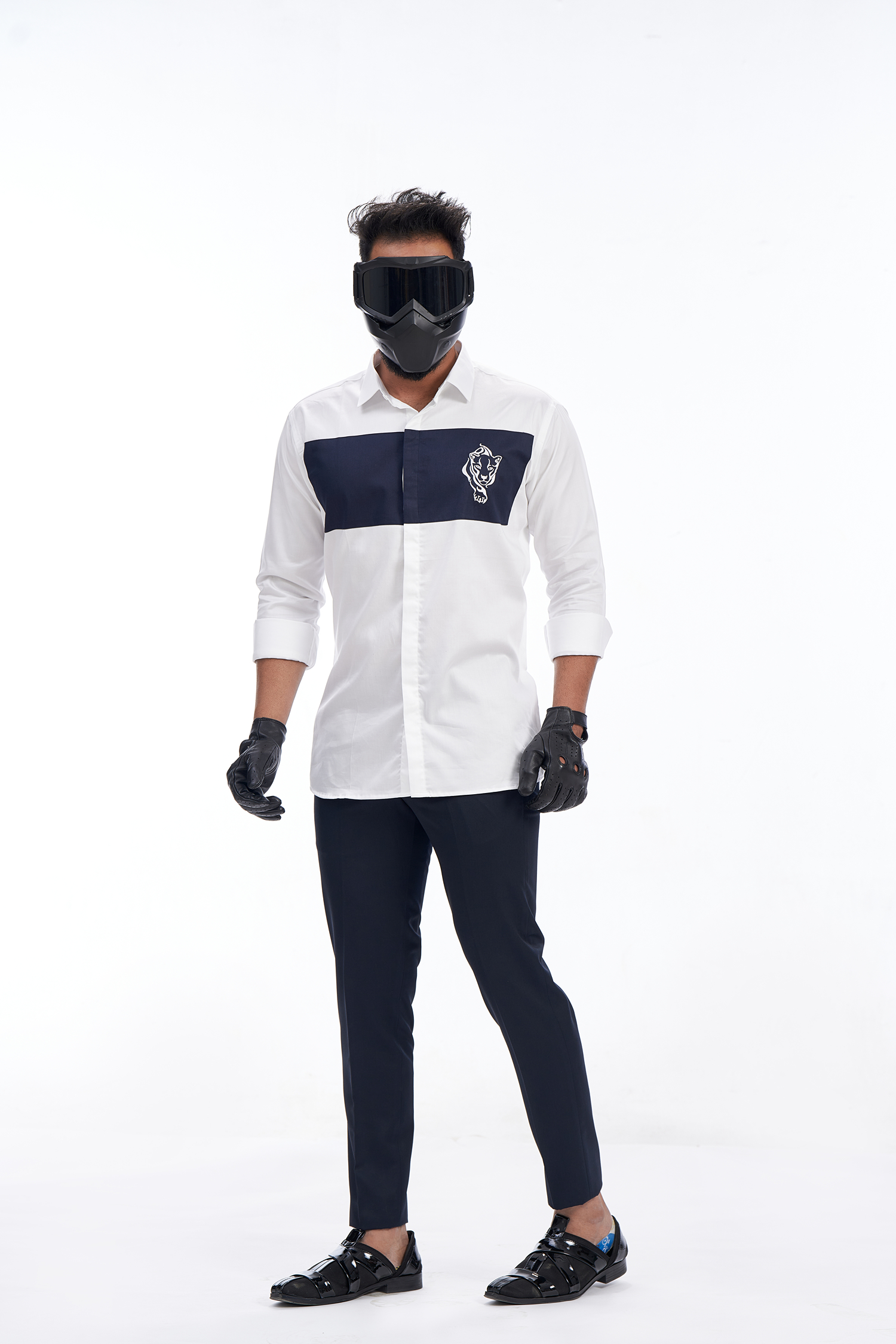 CHEETAH EMBROIDERED SHIRT