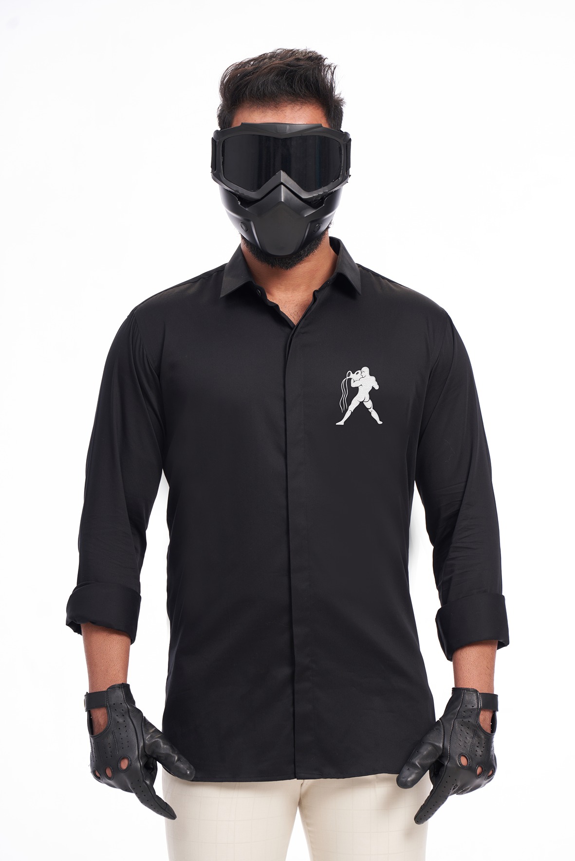 AQUARIUS ZODIAC SHIRT | BLACK