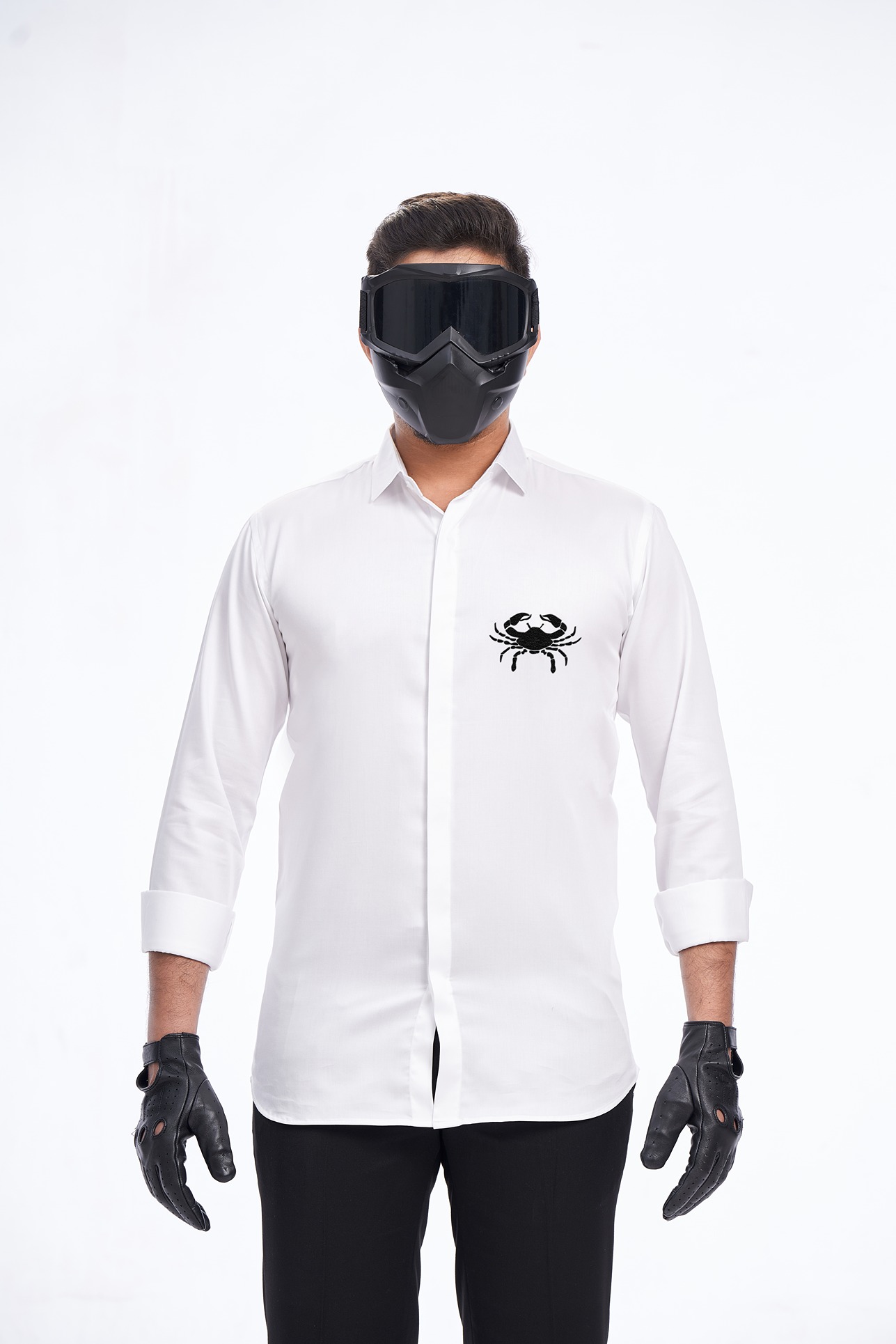 CANCER ZODIAC SHIRT | WHITE