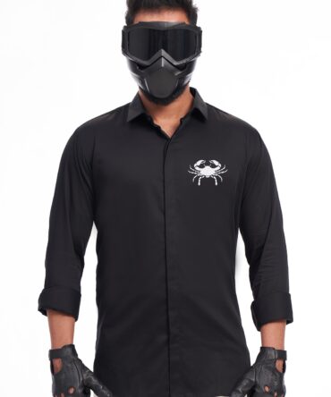 CANCER ZODIAC SHIRT | BLACK