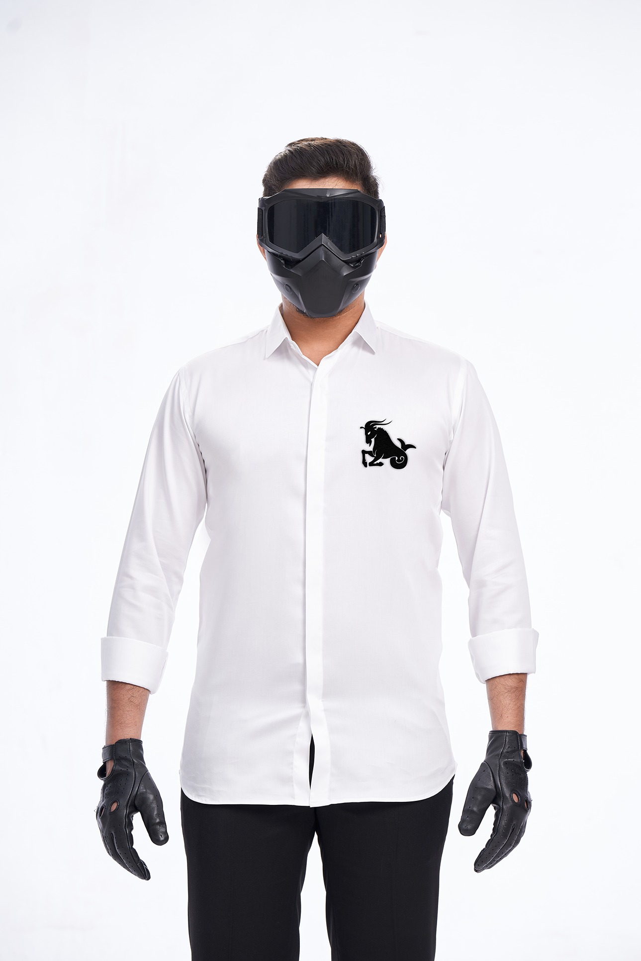 CAPRICORN ZODIAC SHIRT | WHITE