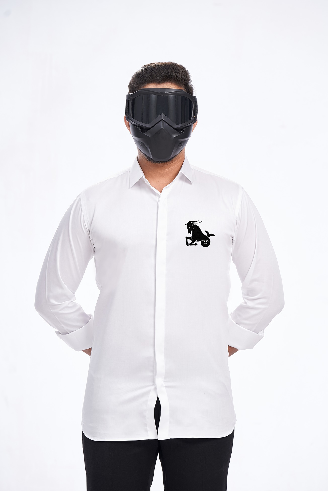 CAPRICORN ZODIAC SHIRT | WHITE