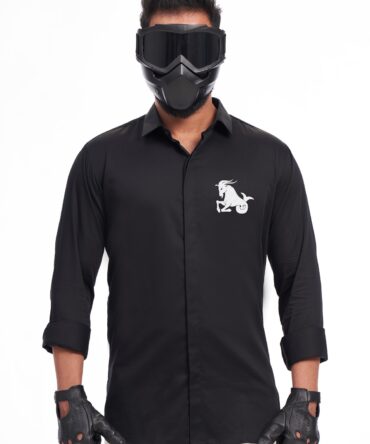 CAPRICORN ZODIAC SHIRT | BLACK