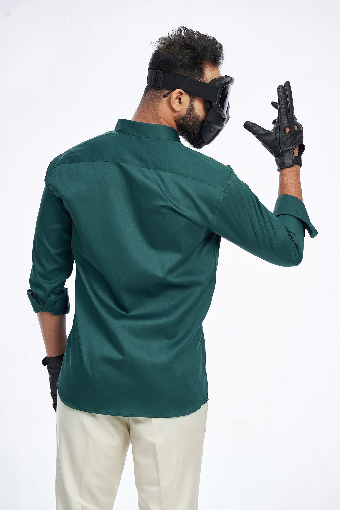 SOLID LUXE SHIRT | EMERALD