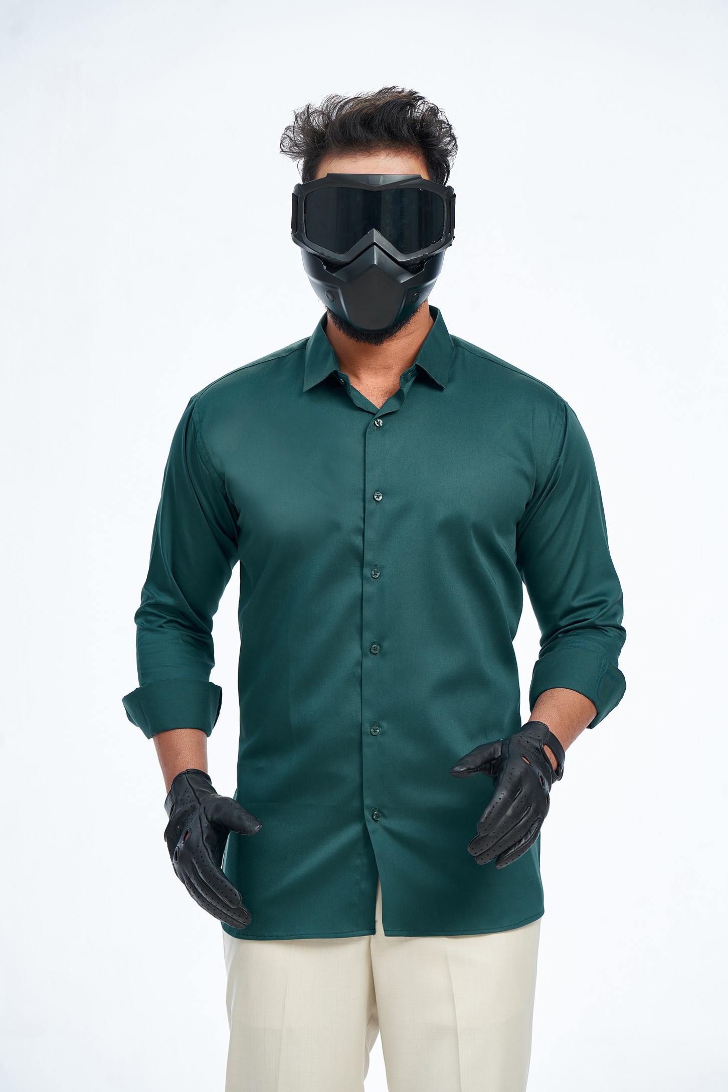 SOLID LUXE SHIRT | EMERALD