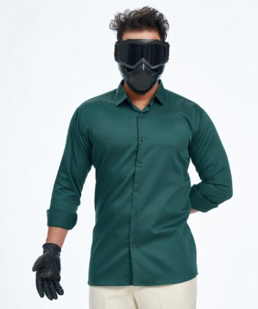 SOLID LUXE SHIRT | EMERALD