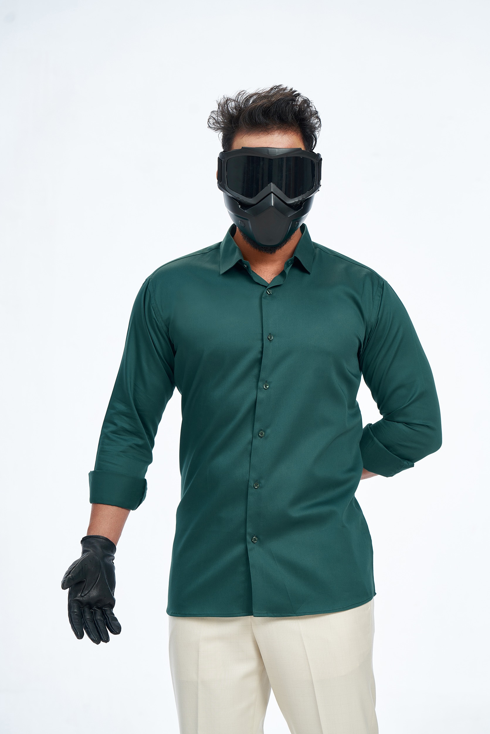 SOLID LUXE SHIRT | EMERALD