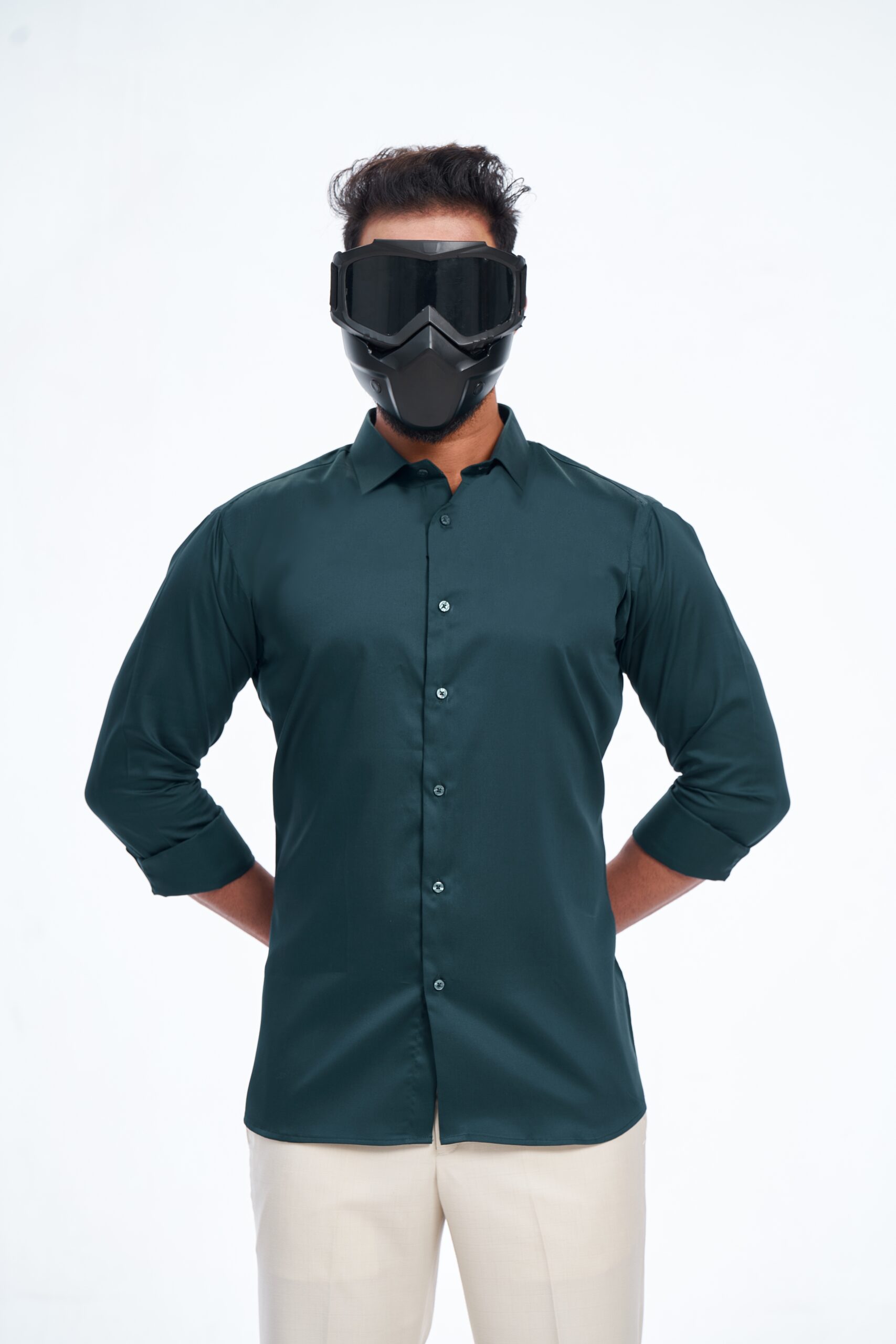 SOLID LUXE SHIRT | TEAL