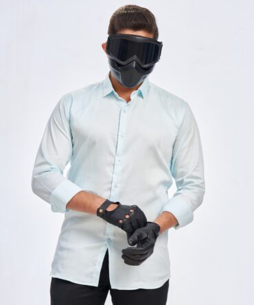 SOLID LUXE SHIRT | PALE TURQUOISE