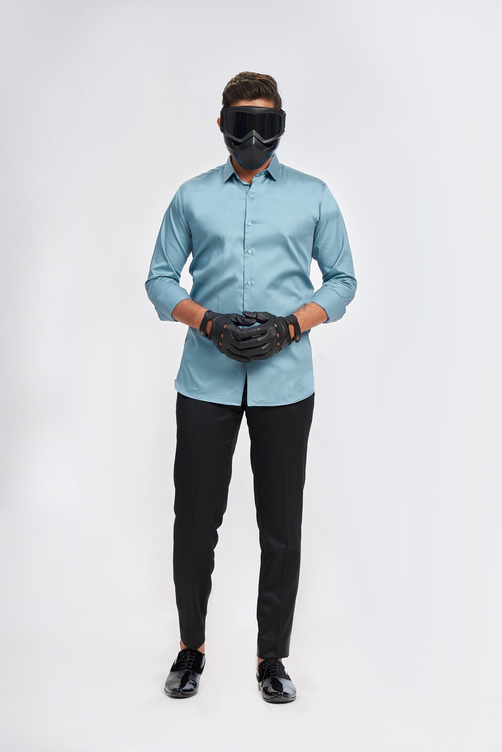 SOLID LUXE SHIRT | TRIDENT GREY