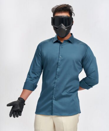 SOLID LUXE SHIRT | CLASSIC BLUE