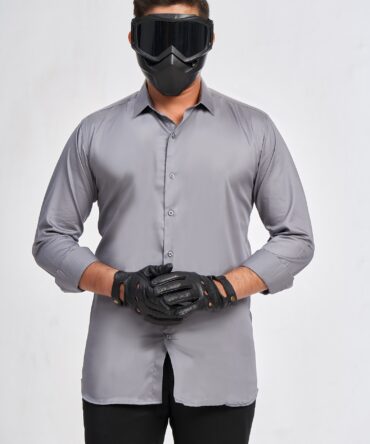 SOLID LUXE SHIRT | CHROME