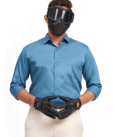 SOLID LUXE SHIRT | BLUESTEEL